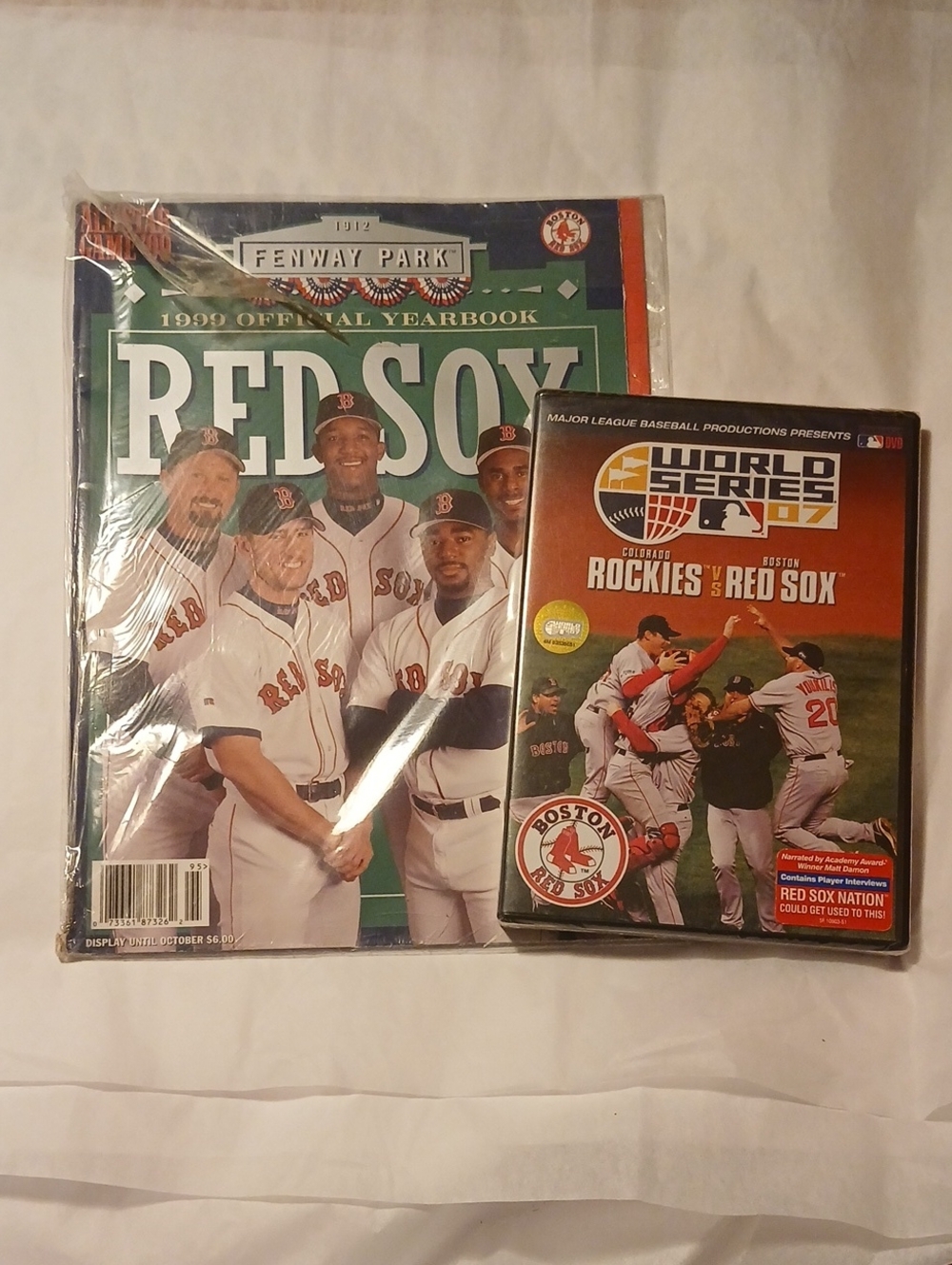 Boston Red Sox Yearbook & World Series DVD